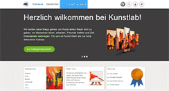 Desktop Screenshot of kunstlab.de